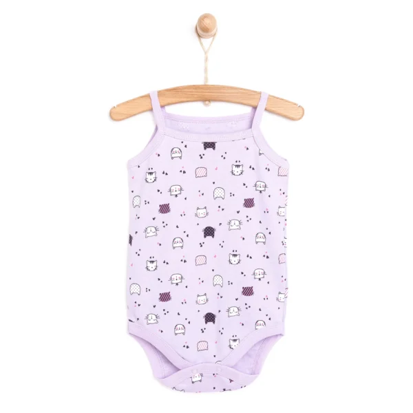 Kız Bebek İp Askılı Body Metraj Kız Bebek