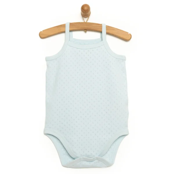 Jakarlı İp Askılı Body Kız Bebek